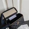23K chain handle box cosmetic bag
