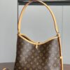 LV：M46203 Original leather CarryAll small handbag
