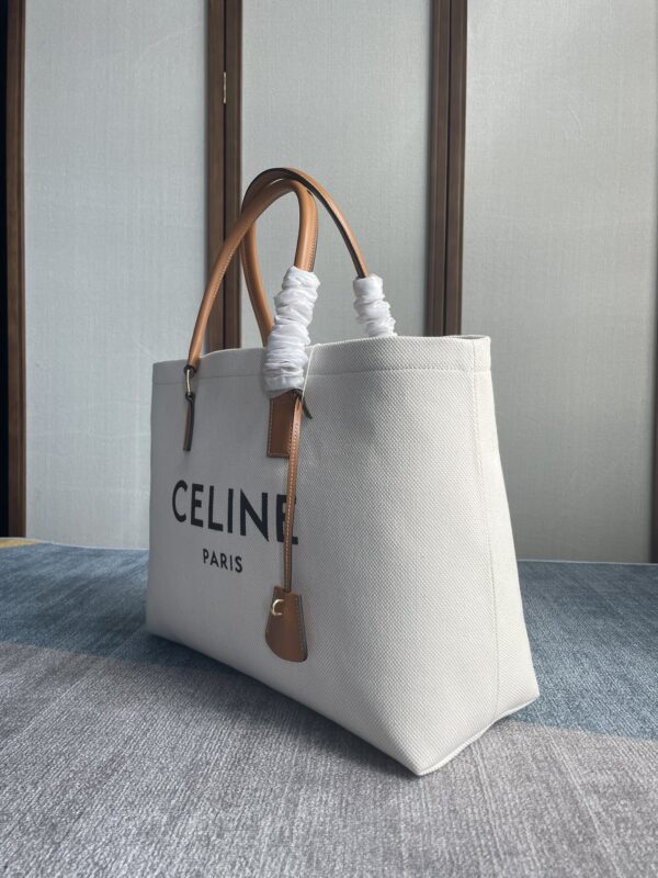 CelineCABAS canvas bag 190062 canvas yellow-brown