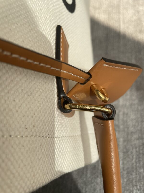 CelineCABAS canvas bag 190062 canvas yellow-brown