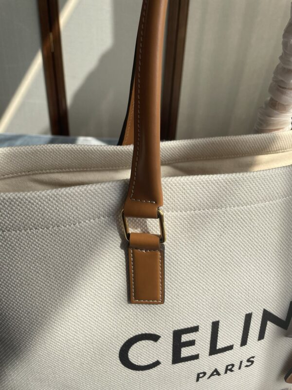 CelineCABAS canvas bag 190062 canvas yellow-brown