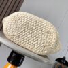 Loewe palm leaf and leather woven bag,