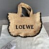 LO℮w℮🌟New🆕Small Raffia Font Tote Handbag
