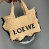 LO℮w℮🌟New🆕Small Raffia Font Tote Handbag