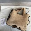 LO℮w℮🌟New🆕Small Raffia Font Tote Handbag