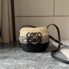 L𝒐𝒆𝒘𝒆🔥Raffia fiber and cow leather honeycomb basket handbag🧺