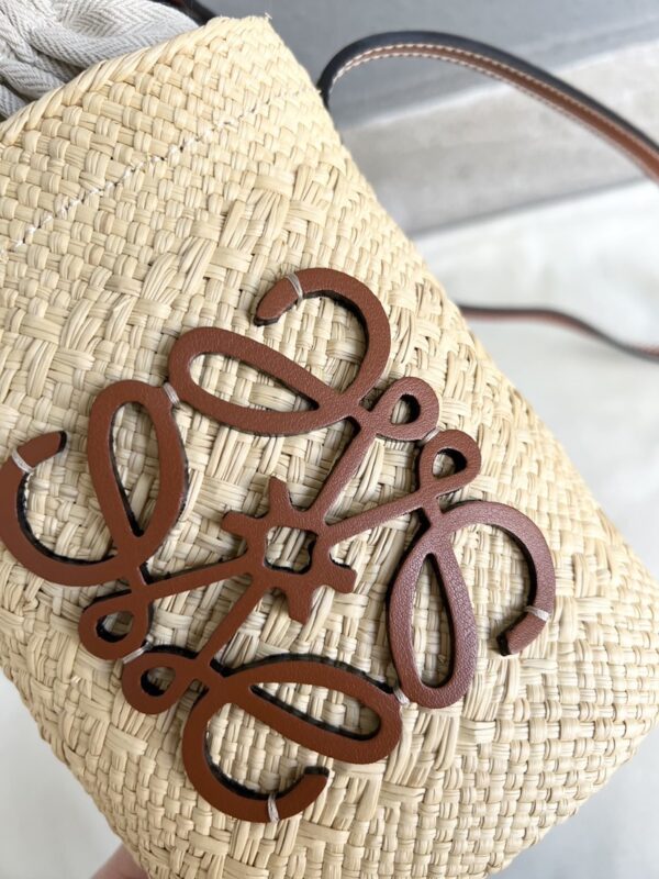 Loewe Anagram Basket Straw  Purely hand-woven