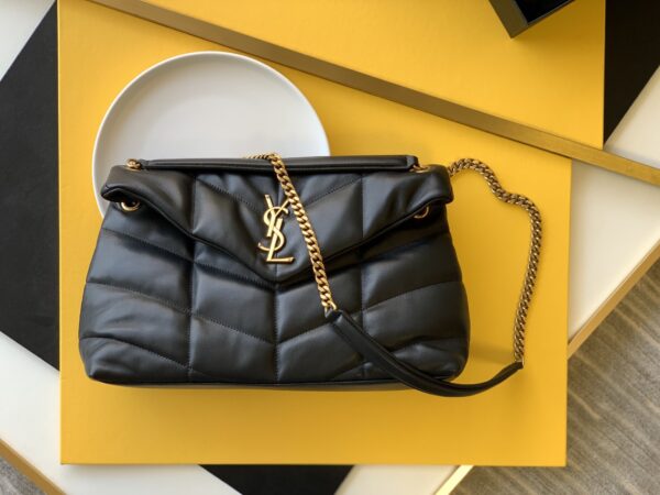 LOULOU PUFFER quilted lambskin bag,