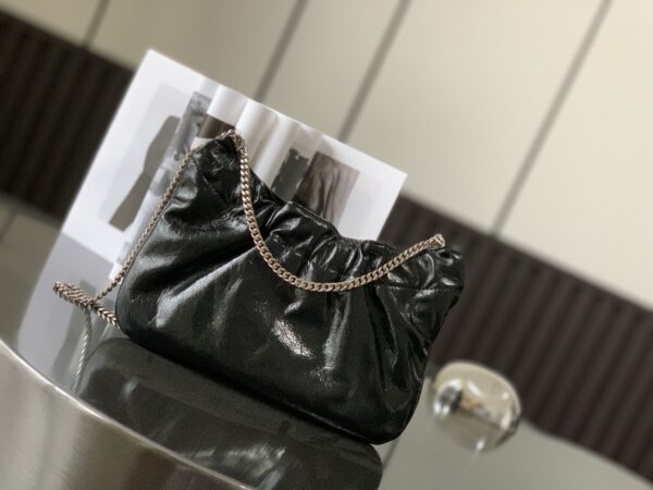 ysl Mini leather shoulder bag cloud-shaped underarm bag chain bag☁