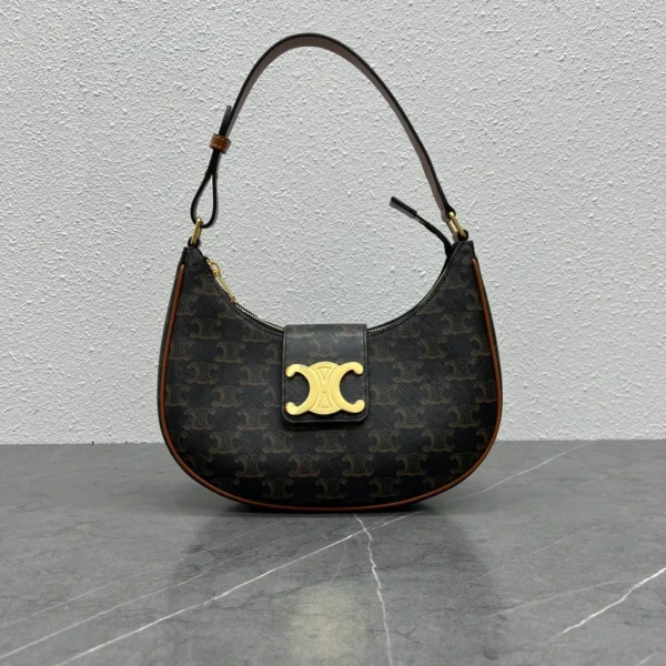 Underarm bag big logo old brown new product