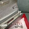 Valentino Garavani VLogoSignature grained calfskin clutch